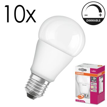 Osram E27 LED 9 Watt varmvit dimbar 806 Lumen