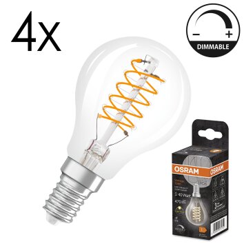 Osram E14 LED 4.8 Watt varmvit dimbar 470 Lumen