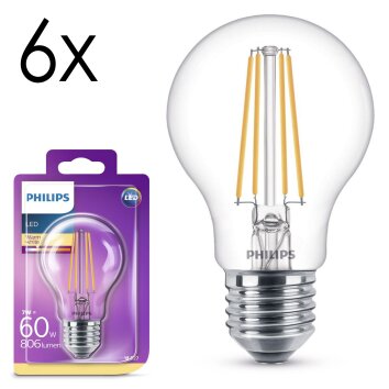 Philips Lampor E27 LED 7 Watt varmvit 806 Lumen