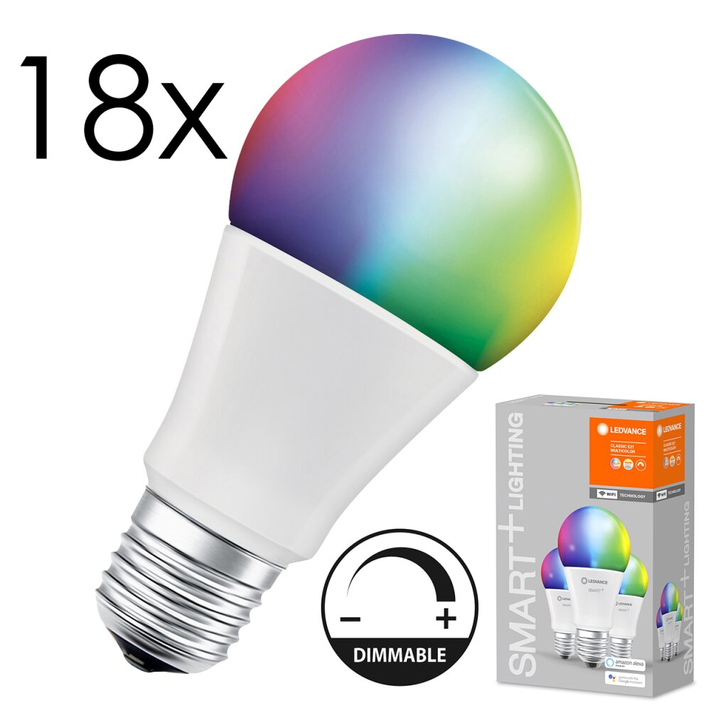 Ledvance E27 LED 9 Watt CCT (justerbar) dimbar 806 Lumen main product photo