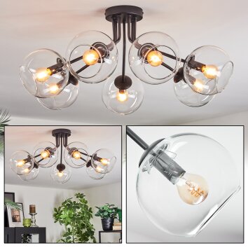 Koyoto Taklampa, kullampa Klart, 7-ljuskällor