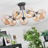 Koyoto Taklampa, kullampa Amber, 7-ljuskällor