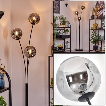 Ripoll kullampa, Golvlampa Rökfärger, 3-ljuskällor