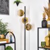Koyoto Golvlampa 31 cm Guld, Klart, 3-ljuskällor