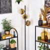Koyoto Golvlampa 31 cm Guld, Klart, 3-ljuskällor