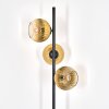 Koyoto Golvlampa 31 cm Guld, Klart, 3-ljuskällor