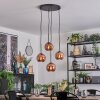 Koyoto Pendellampa, kullampa, Pendellampa Cluster Kopparfärg, 4-ljuskällor
