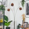 Cando Golvlampa Nickel matt, Svart, 3-ljuskällor