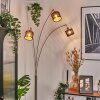 Cando Golvlampa Nickel matt, Svart, 3-ljuskällor