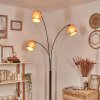 Soungou Golvlampa Krom, Svart, Vit, 3-ljuskällor