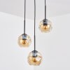 Ripoll Pendellampa, kullampa, Pendellampa Cluster Amber, 3-ljuskällor
