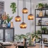 Koyoto Pendellampa, kullampa, Pendellampa Cluster Kopparfärg, 4-ljuskällor