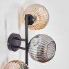 Ripoll kullampa, Vägglampa Amber, Rökfärger, 3-ljuskällor