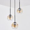 Ripoll Pendellampa, kullampa, Pendellampa Cluster Amber, Klart, 3-ljuskällor