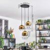 Ripoll Pendellampa, kullampa, Pendellampa Cluster Guld, Klart, 3-ljuskällor