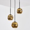 Ripoll Pendellampa, kullampa, Pendellampa Cluster Guld, 3-ljuskällor