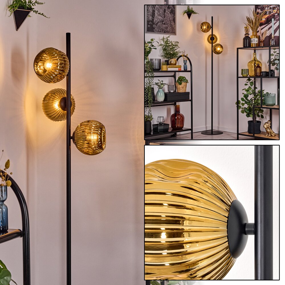 Ripoll Golvlampa Guld, 3-ljuskällor main product photo