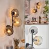 Ripoll kullampa, Vägglampa Amber, Klart, Rökfärger, 3-ljuskällor