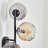 Ripoll kullampa, Vägglampa Amber, Klart, Rökfärger, 3-ljuskällor