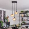 Ripoll Pendellampa, kullampa, Pendellampa Cluster Amber, Klart, 3-ljuskällor