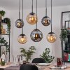 Gastor Pendellampa, kullampa, Pendelbelysning Amber, Rökfärger, 6-ljuskällor