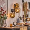 Ripoll kullampa, Vägglampa Guld, Klart, 3-ljuskällor