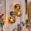 Ripoll kullampa, Vägglampa Guld, Klart, 3-ljuskällor