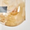 Ripoll kullampa, Vägglampa Amber, Klart, Rökfärger, 3-ljuskällor