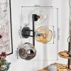 Ripoll kullampa, Vägglampa Amber, Klart, Rökfärger, 3-ljuskällor