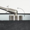Bassagoda Golvlampa Nickel matt, Svart, 1-ljuskällor