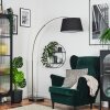 Bassagoda Golvlampa Nickel matt, Svart, 1-ljuskällor