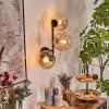 Gastor kullampa, Vägglampa Amber, Klart, 3-ljuskällor