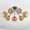 Ripoll Taklampa, kullampa Guld, Klart, 7-ljuskällor