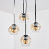 Ripoll Pendellampa, kullampa, Pendellampa Cluster Amber, Klart, 4-ljuskällor