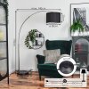 Soungou Golvlampa Nickel matt, Svart, 1-ljuskällor