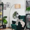 Soungou Golvlampa Nickel matt, Svart, 1-ljuskällor