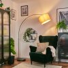 Soungou Golvlampa Nickel matt, Svart, 1-ljuskällor