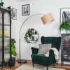 Soungou Golvlampa Nickel matt, Svart, 1-ljuskällor