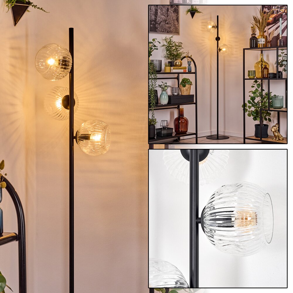 Ripoll Golvlampa Klart, 3-ljuskällor main product photo