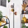 Ripoll Golvlampa Guld, Klart, Kopparfärg, Rökfärger, 3-ljuskällor