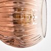 Ripoll Golvlampa Guld, Klart, Kopparfärg, Rökfärger, 3-ljuskällor