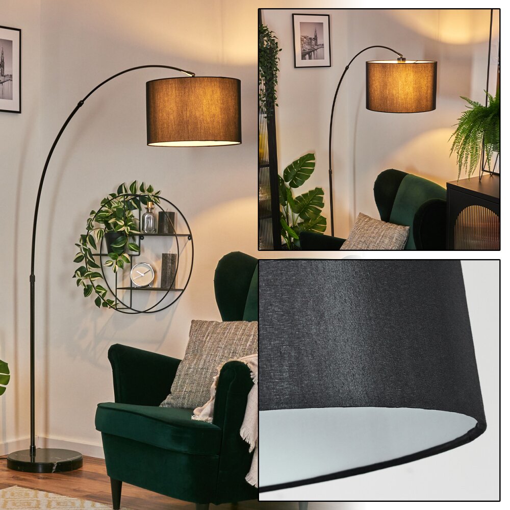 Soungou Golvlampa Krom, Svart, 1-ljuskällor main product photo