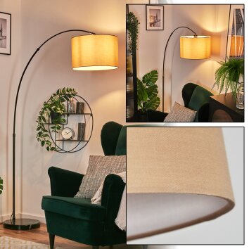 Soungou Golvlampa Krom, Svart, 1-ljuskällor