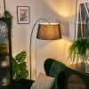 Bassagoda Golvlampa Krom, Svart, 1-ljuskällor