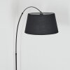 Bassagoda Golvlampa Krom, Svart, 1-ljuskällor