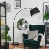 Bassagoda Golvlampa Krom, Svart, 1-ljuskällor