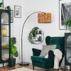 Cando Golvlampa Krom, Svart, 1-ljuskällor