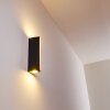 Rotterdamm vägglampa utomhus, Vägglampa LED Svart, 1-ljuskällor