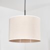 Bassagoda Pendellampa, Pendelbelysning Beige, Vit, 1-ljuskällor