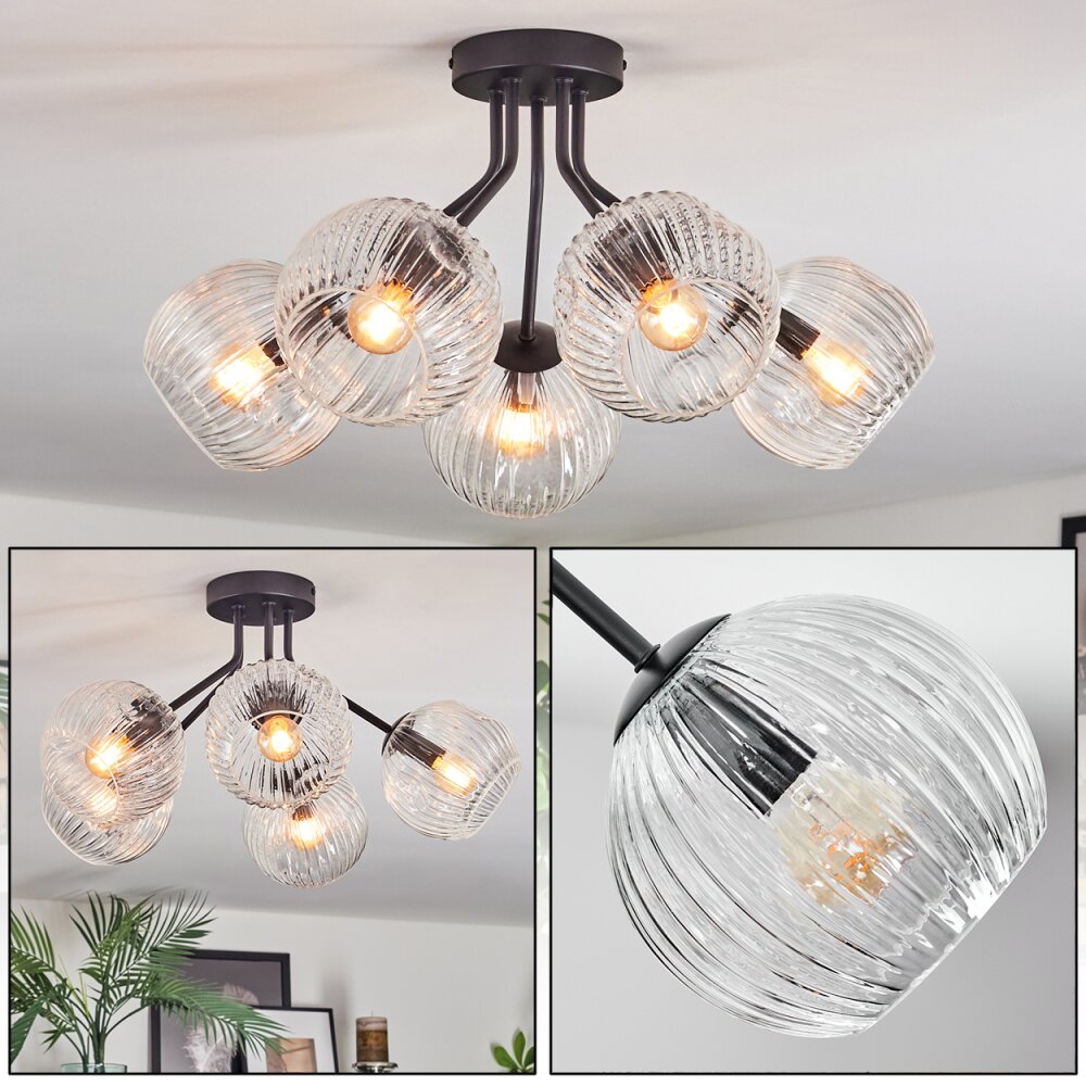 Ripoll Taklampa, kullampa Klart, 5-ljuskällor main product photo